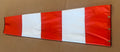 10” x 36” Orange and White Aviation Windsock – High Visibility H2S & OSHA Compliant Wind Direction Indicator for Oilfield, Aviation & Industrial Use